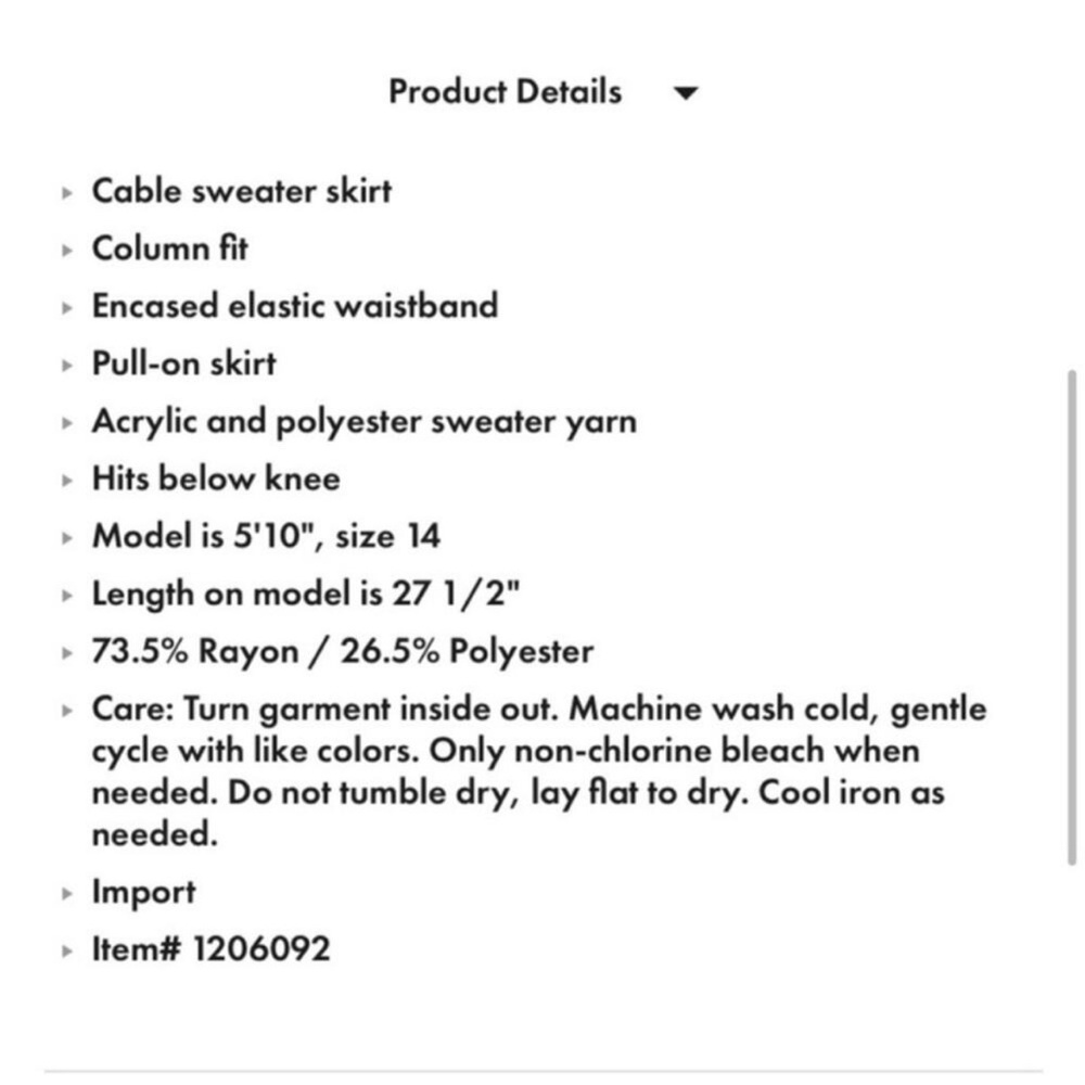 Eloquii Sweater Skirt - Picture 3 of 5